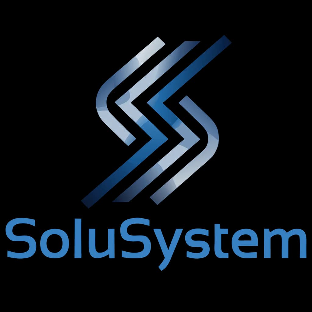 Logotipo de SoluSystem - Ingeniería de Software para el Mundo Real